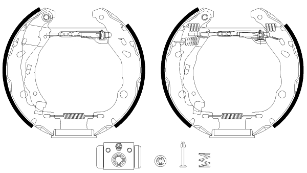 Brake Shoe Set - 84083201 TEXTAR