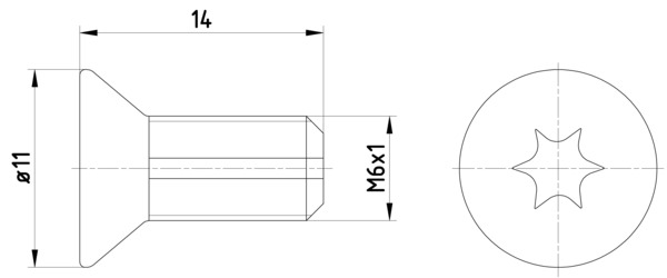 Bolt, brake disc - TPM0012 TEXTAR