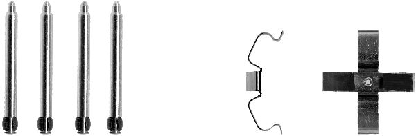 Accessory Kit, disc brake pad - 82025700 TEXTAR