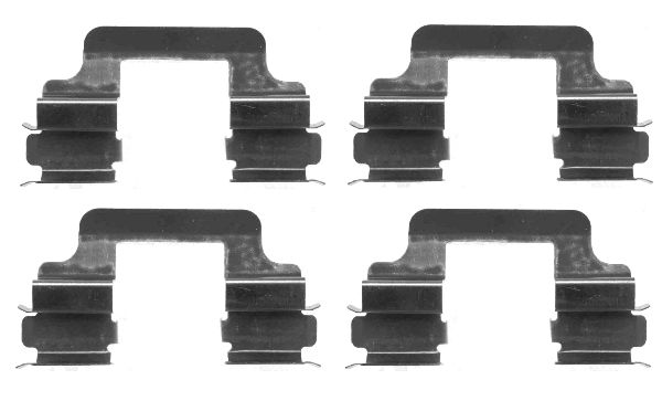 Accessory Kit, disc brake pad - 82054900 TEXTAR