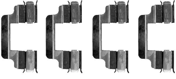 Accessory Kit, disc brake pad - 82055400 TEXTAR