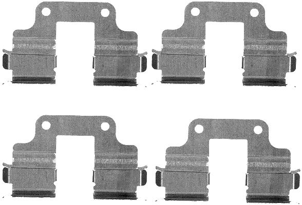 Kit accessori, Pastiglia freno - 82074100 TEXTAR
