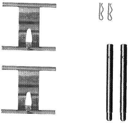 priedų komplektas, diskinių stabdžių trinkelės - 82076600 TEXTAR