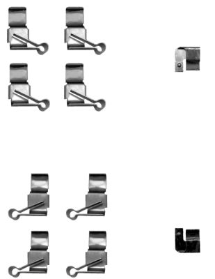 Accessory Kit, disc brake pad - 82509200 TEXTAR