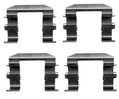 Kit accessori, Pastiglia freno - 82510900 TEXTAR