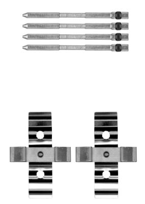 Accessory Kit, disc brake pad - 82518000 TEXTAR