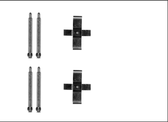 Accessory Kit, disc brake pad - 82540800 TEXTAR