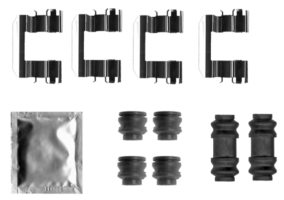 Accessory Kit, disc brake pad - 82542400 TEXTAR