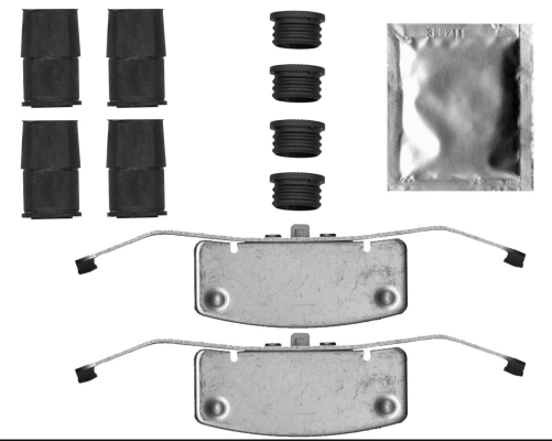 Accessory Kit, brake caliper - 82543100 TEXTAR