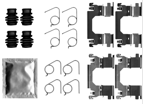 Accessory Kit, disc brake pad - 82543200 TEXTAR