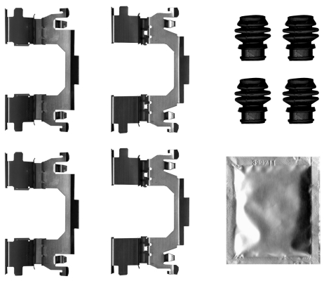 Accessory Kit, disc brake pad - 82543800 TEXTAR