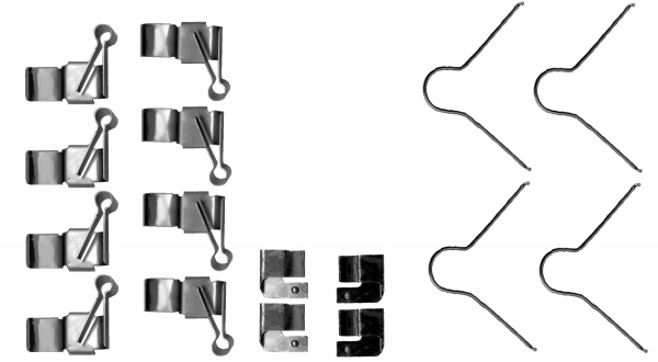 Kit accessori, Pastiglia freno - 82547400 TEXTAR