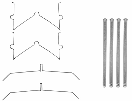 Kit accessori, Pastiglia freno - 82547600 TEXTAR