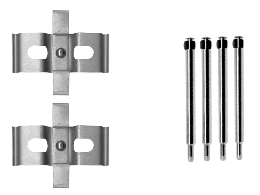 Kit accessori, Pastiglia freno - 82547700 TEXTAR
