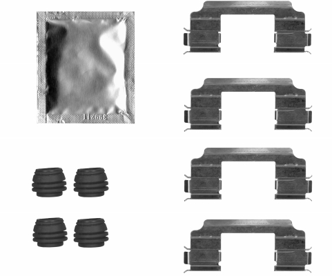 Kit accessori, Pastiglia freno - 82547900 TEXTAR