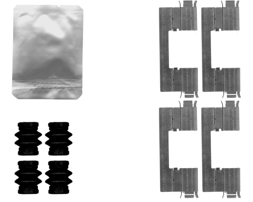 Kit accessori, Pastiglia freno - 82548100 TEXTAR