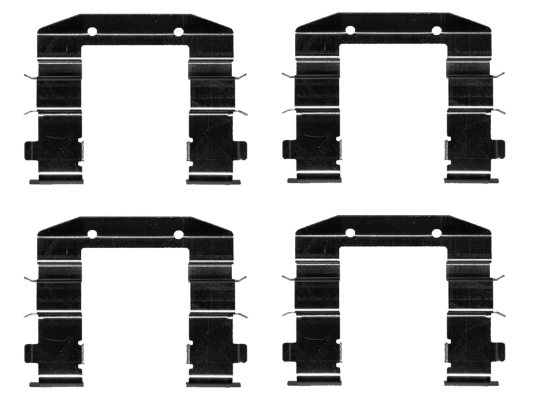 Kit accessori, Pastiglia freno - 82548700 TEXTAR