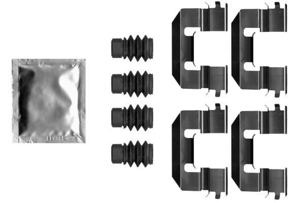 Kit accessori, Pastiglia freno - 82549200 TEXTAR