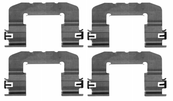 Kit accessori, Pastiglia freno - 82549900 TEXTAR
