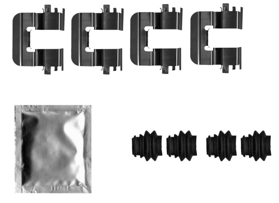 Accessory Kit, disc brake pad - 82550100 TEXTAR