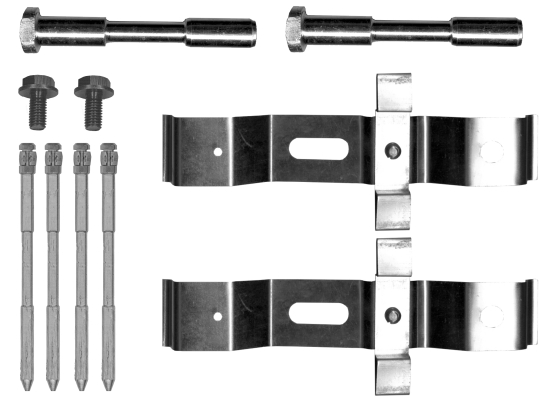 Accessory Kit, disc brake pad - 82550500 TEXTAR