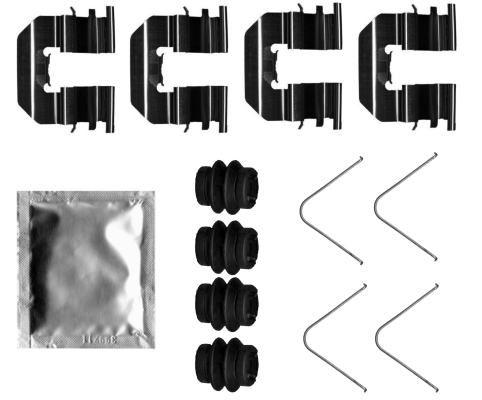 Accessory Kit, disc brake pad - 82550600 TEXTAR