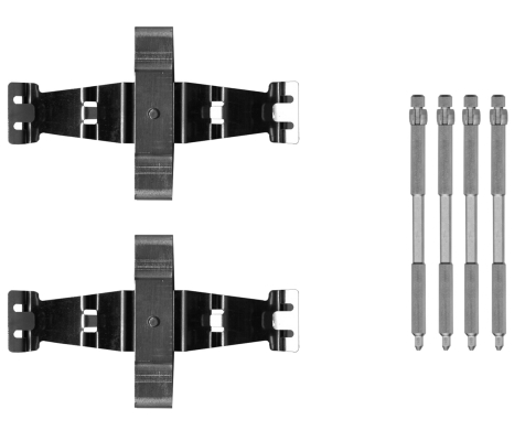Kit accessori, Pastiglia freno - 82551400 TEXTAR