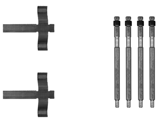 Kit accessori, Ganasce freno stazionamento - 82551800 TEXTAR