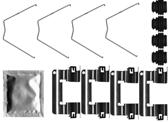 Accessory Kit, disc brake pad - 82552100 TEXTAR