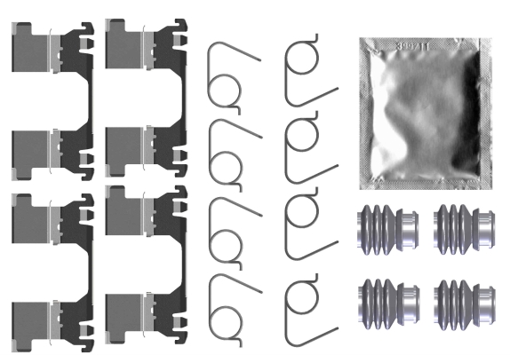 Accessory Kit, disc brake pad - 82552600 TEXTAR