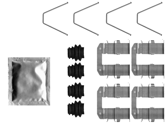 Accessory Kit, disc brake pad - 82552700 TEXTAR