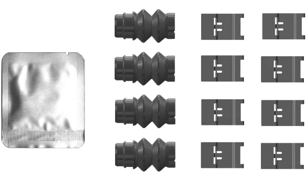 Kit accessori, Pastiglia freno - 82553100 TEXTAR