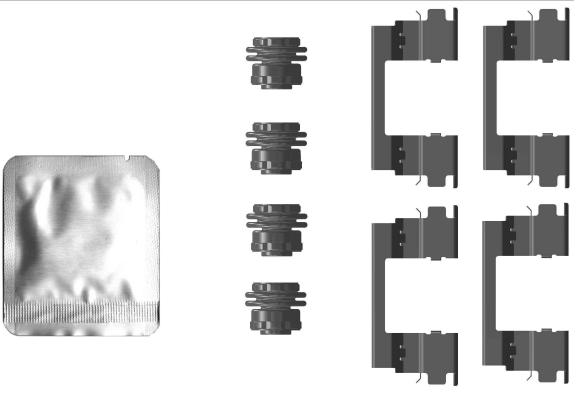 Accessory Kit, disc brake pad - 82553300 TEXTAR