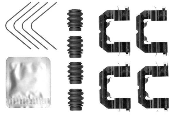 Accessory Kit, disc brake pad - 82554300 TEXTAR