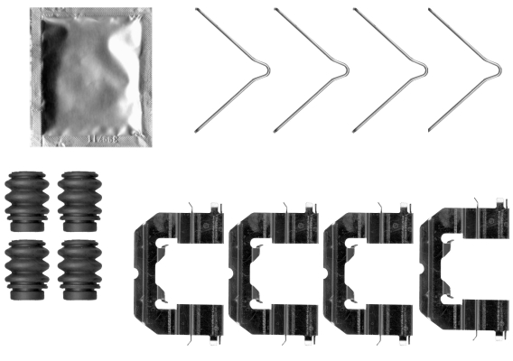Accessory Kit, disc brake pad - 82554600 TEXTAR