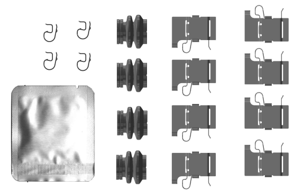 Accessory Kit, disc brake pad - 82555200 TEXTAR