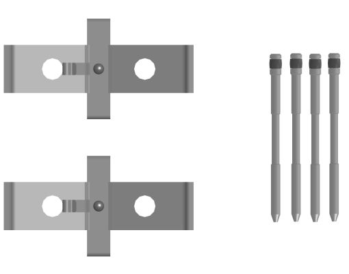 Accessory Kit, disc brake pad - 82557200 TEXTAR