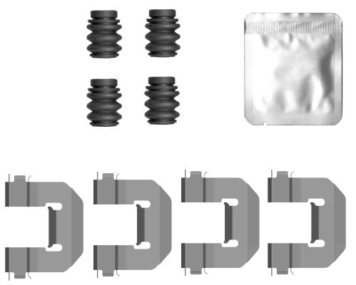 Accessory Kit, disc brake pad - 82557600 TEXTAR