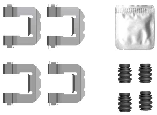 Accessory Kit, disc brake pad - 82557700 TEXTAR