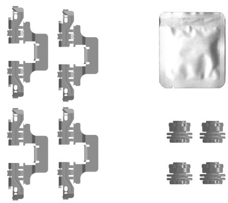 Accessory Kit, disc brake pad - 82557800 TEXTAR