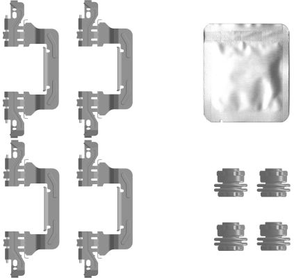 Accessory Kit, disc brake pad - 82558000 TEXTAR
