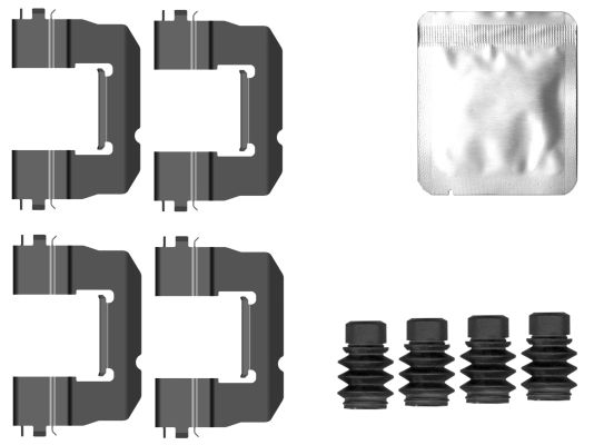 Kit accessori, Pastiglia freno - 82560200 TEXTAR