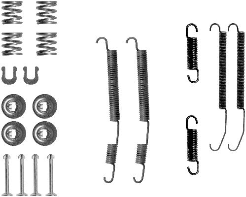 Accessory Kit, brake shoes - 97030400 TEXTAR