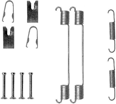 Accessory Kit, brake shoes - 97031600 TEXTAR