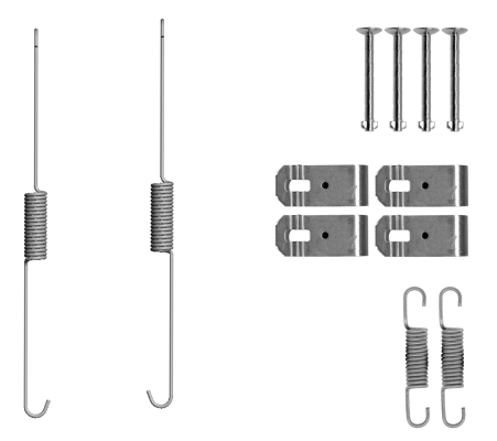Kit accessori, Ganasce freno - 97033400 TEXTAR