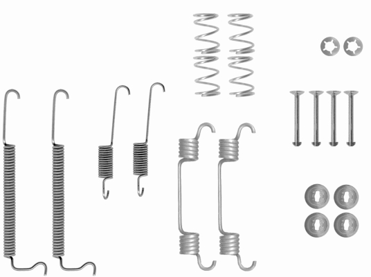 Accessory Kit, brake shoes - 97047800 TEXTAR