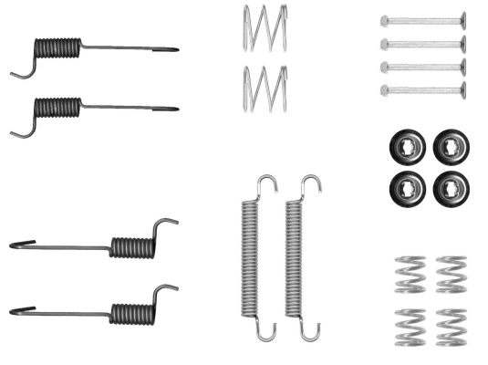 Kit accessori, Ganasce freno stazionamento - 97048200 TEXTAR