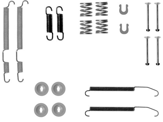 Kit accessori, Ganasce freno - 97048900 TEXTAR