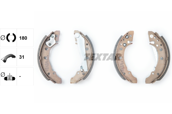 Kit ganasce freno - 91018200 TEXTAR