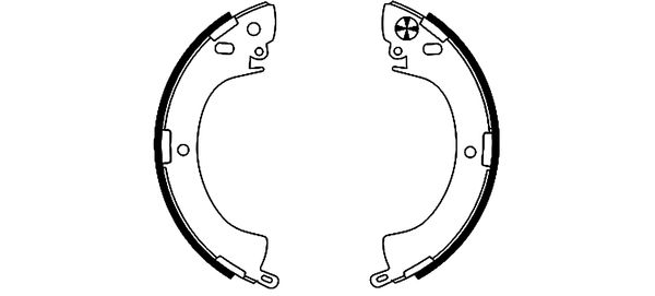 Bremsbackensatz - 91035200 TEXTAR